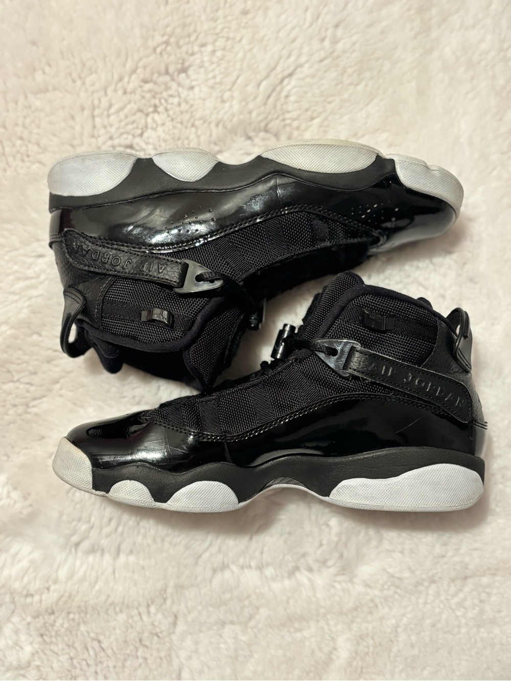 Jordan 6 Rings Black White GS Youth Size 7Y